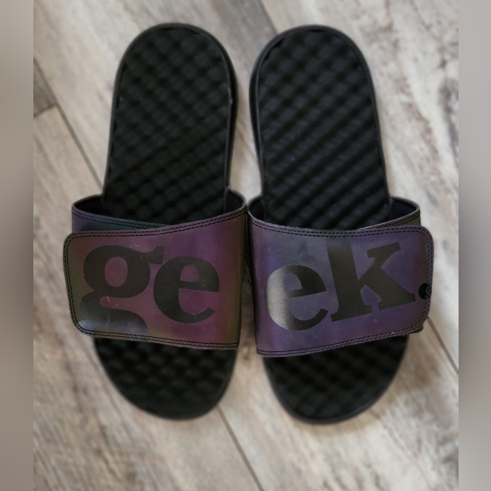 Men's FASHION GEEK Slides -size 12